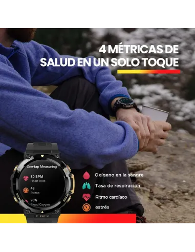 Amazfit T-Rex 2 Astro Negro y Oro
