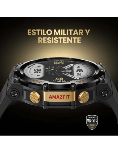 Amazfit T-Rex 2 Astro Negro y Oro