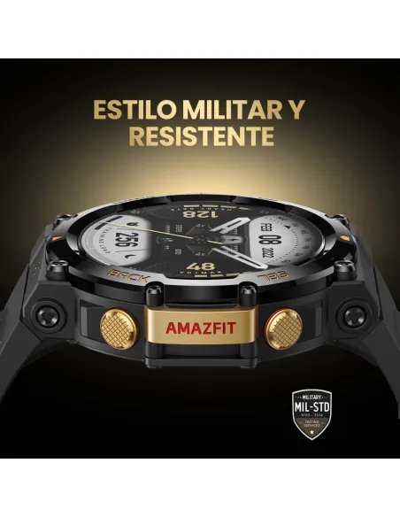 Amazfit T-Rex 2 Astro Negro y Oro