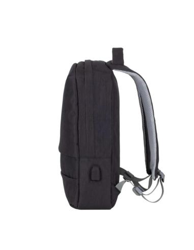 Rivacase 7563 Mochila para Portátil hasta 15,6" + Ratón Inalámbrico Negro