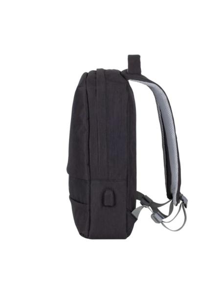 Rivacase 7563 Mochila para Portátil hasta 15,6" + Ratón Inalámbrico Negro