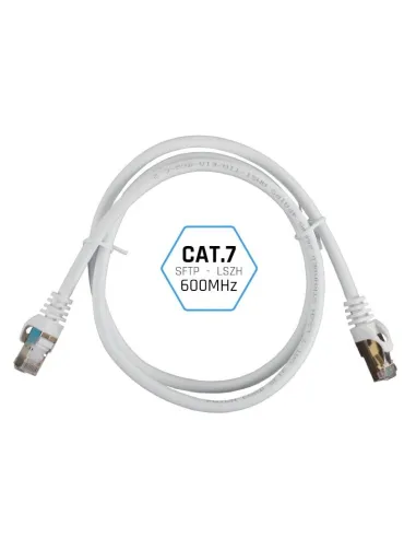 Iggual IGG318652 Cable de Red RJ45 SFTP LSZH Cat7 2m Blanco