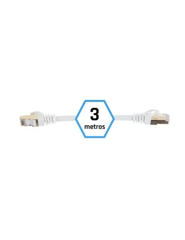 Iggual IGG318645 Cable de Red RJ45 SFTP LSZH Cat7 3m Blanco