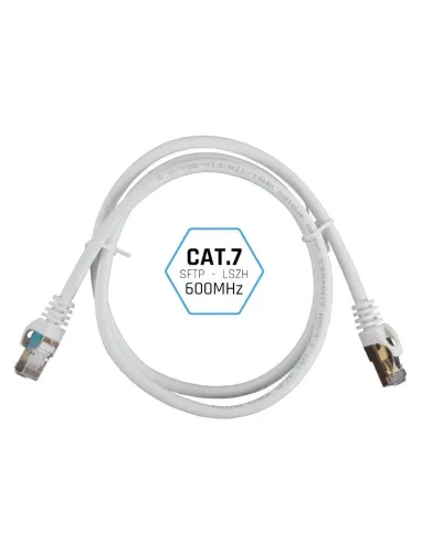 Iggual IGG318645 Cable de Red RJ45 SFTP LSZH Cat7 3m Blanco