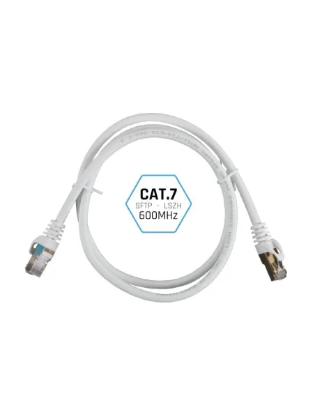 Iggual IGG318638 Cable de Red RJ45 SFTP LSZH Cat7 5m Blanco