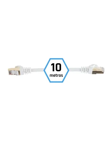 Iggual IGG318621 Cable de Red RJ45 SFTP LSZH Cat7 10m Blanco