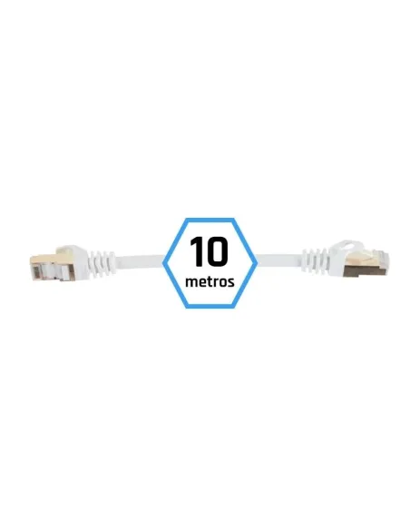 Iggual IGG318621 Cable de Red RJ45 SFTP LSZH Cat7 10m Blanco