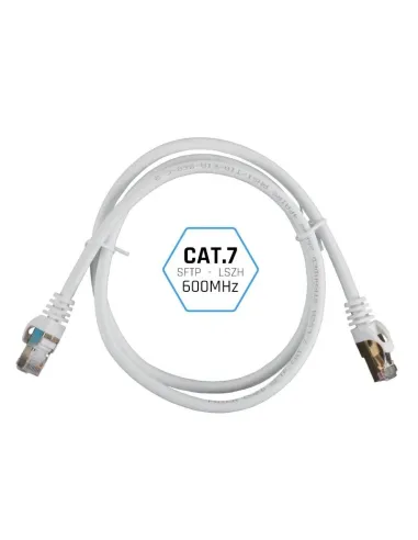 Iggual IGG318621 Cable de Red RJ45 SFTP LSZH Cat7 10m Blanco
