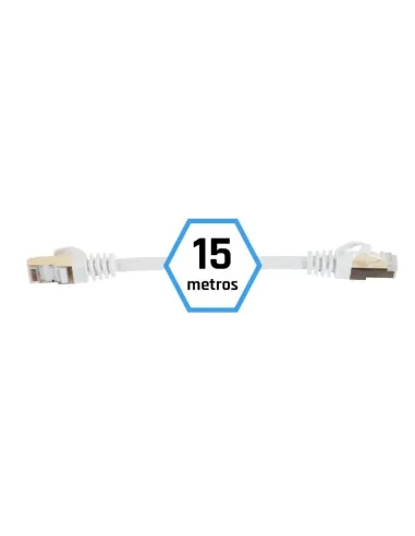 Iggual IGG318614 Cable de Red RJ45 SFTP LSZH Cat7 15m Blanco