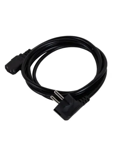 Iggual IGG318744 Cable de Alimentación IEC a C13 2M Negro