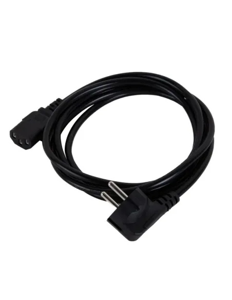 Iggual IGG318744 Cable de Alimentación IEC a C13 2M Negro