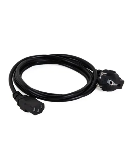 Iggual IGG318744 Cable de Alimentación IEC a C13 2M Negro
