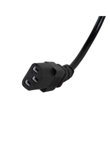 Iggual IGG318744 Cable de Alimentación IEC a C13 2M Negro