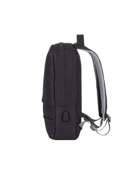 Rivacase 7563 Mochila para Portátil hasta 15,6" + Ratón Inalámbrico Negro