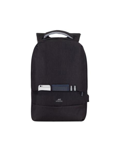 Rivacase 7563 Mochila para Portátil hasta 15,6" + Ratón Inalámbrico Negro