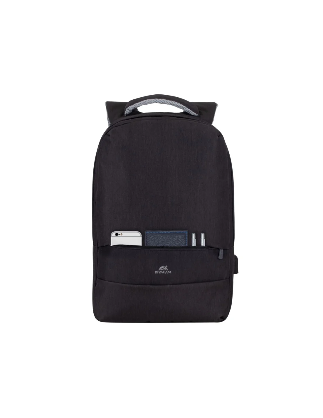 Rivacase 7563 Mochila para Portátil hasta 15,6" + Ratón Inalámbrico Negro