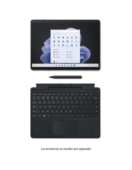Microsoft Surface Pro 9 Intel Evo Core i7-1255U/16GB/256GB/13" Táctil Negro W11 Pro