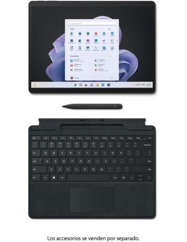Microsoft Surface Pro 9 Intel Evo Core i7-1255U/16GB/256GB/13" Táctil Negro W11 Pro