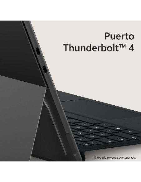 Microsoft Surface Pro 9 Intel Evo Core i7-1255U/16GB/256GB/13" Táctil Negro W11 Pro