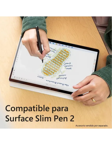 Microsoft Surface Pro 9 5G LTE Qualcomm Snapdragon SQ3/8GB/256GB/13" Táctil Platino W11 Pro