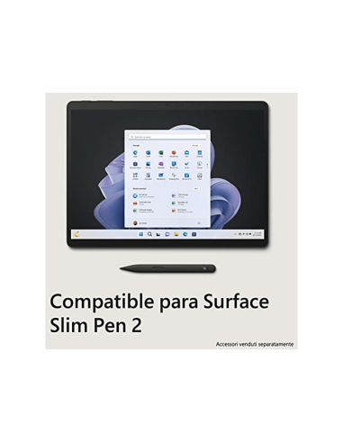 Microsoft Surface Pro 9 Intel Evo Core i7-1265U/32GB/1TB/13" Táctil Platino W11 Pro