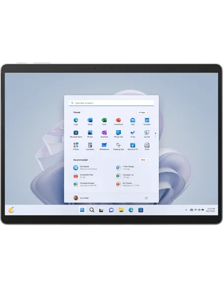 Microsoft Surface Pro 9 Intel Evo Core i7-1265U/32GB/1TB SSD/13" Táctil Platino W11 Pro
