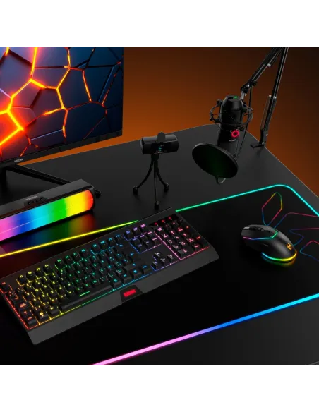 Krom Kabala NXKROMKBLSP Kit Teclado y Ratón Inalámbricos RGB