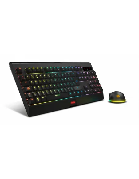 Krom Kabala NXKROMKBLSP Kit Teclado y Ratón Inalámbricos RGB