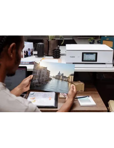 Canon PIXMA TS8751 Impresora de Tinta Multifunción Color WiFi Blanca