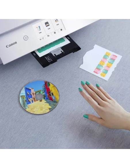 Canon PIXMA TS8751 Impresora de Tinta Multifunción Color WiFi Blanca