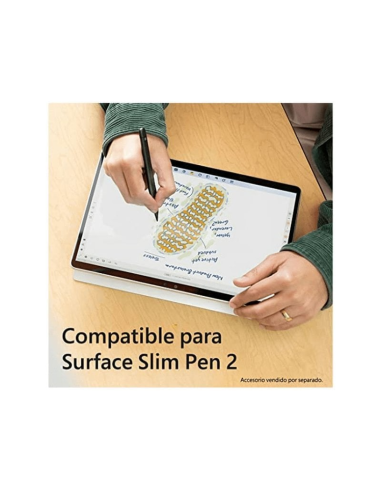 Microsoft Surface Pro 9 Intel Evo Core i5-1245U/8GB/512GB SSD/13" Táctil Platino W11 Pro