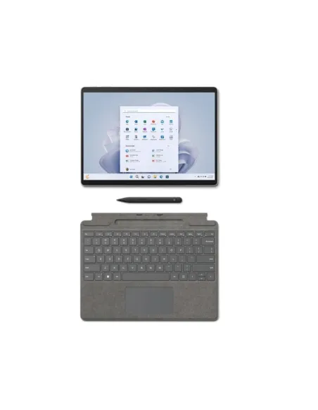 Microsoft Surface Pro 9 Intel Evo Core i5-1245U/8GB/512GB SSD/13" Táctil Platino W11 Pro
