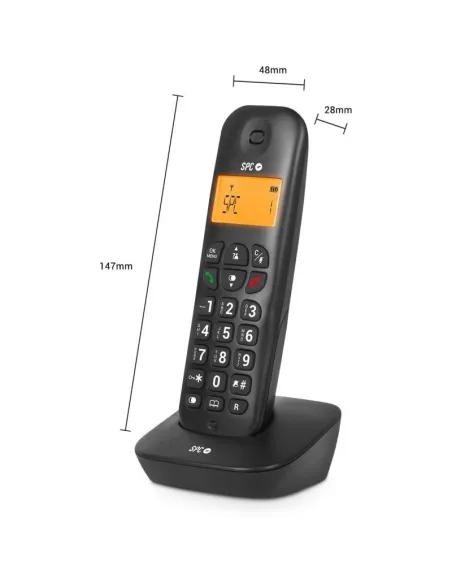 SPC 7300NS Telefono Inalámbrico AIR Negro