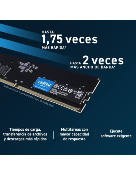 Crucial CT16G52C42U5 DDR5 5200MHz 16GB CL42