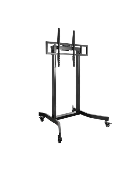 TooQ FSM02-B LUX Soporte de Suelo con Ruedas y Regulación Eléctrica de Altura 55 - 100" Máx. 120Kg Negro