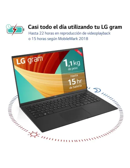 LG Gram 15Z90R-G.AD78B Intel Evo Core i7-1360P/32GB/1TB SSD/15.5" W11Home