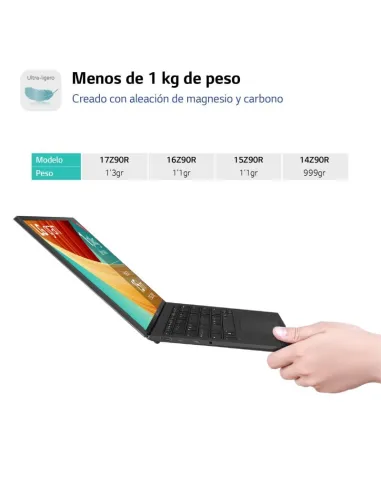 LG Gram 15Z90R-G.AD78B Intel Evo Core i7-1360P/32GB/1TB SSD/15.5" W11Home