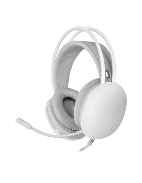 Mars Gaming MH-GLOW Auriculares Gaming 360 Full Chroma RGB Blanco