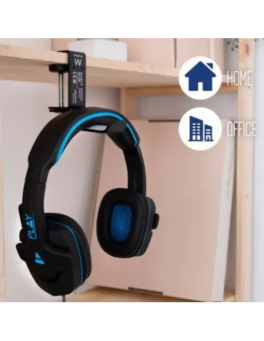 Ewent EW1586 Soporte de Auriculares Ajustable para Escritorio