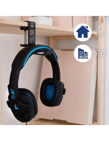 Ewent EW1586 Soporte de Auriculares Ajustable para Escritorio