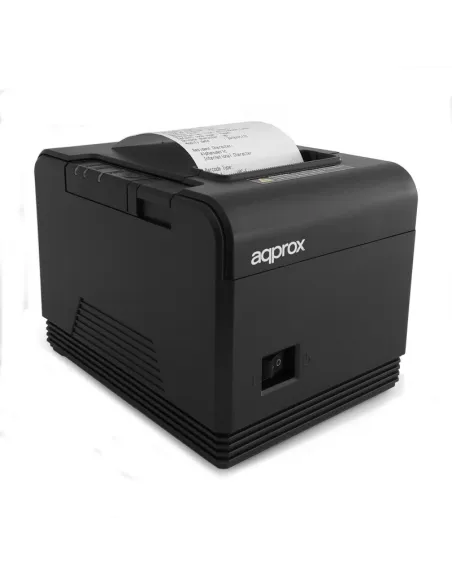 Approx AAPOS80AM Impresora de Tickets Térmica USB + Puerto Serie Negra