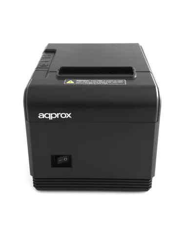 Approx AAPOS80AM Impresora de Tickets Térmica USB + Puerto Serie Negra