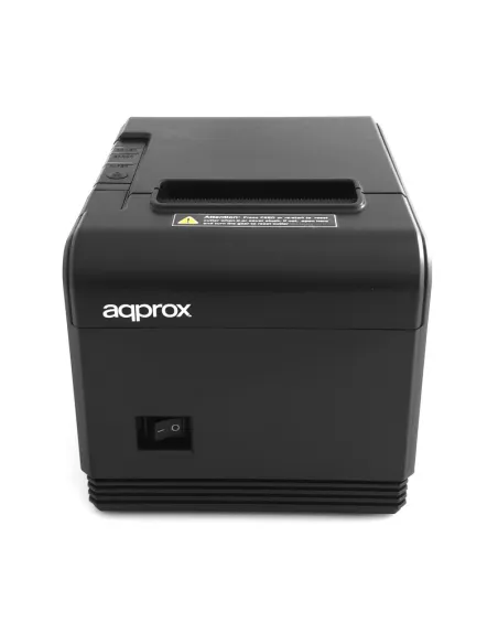Approx AAPOS80AM Impresora de Tickets Térmica USB + Puerto Serie Negra