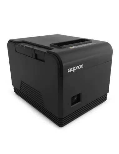 Approx AAPOS80AM Impresora de Tickets Térmica USB + Puerto Serie Negra