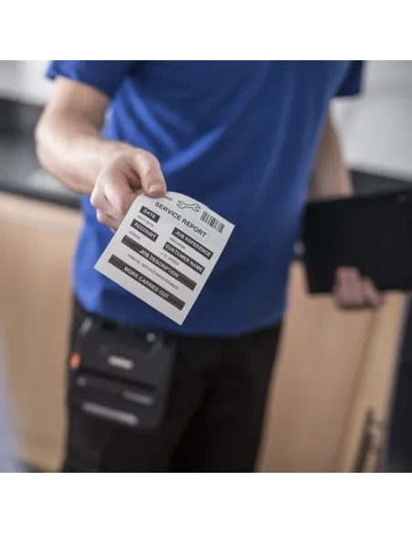 Brother R-J4250 Impresora de Etiquetas Portatil Térmica USB + WiFi + Bluetooth Negro