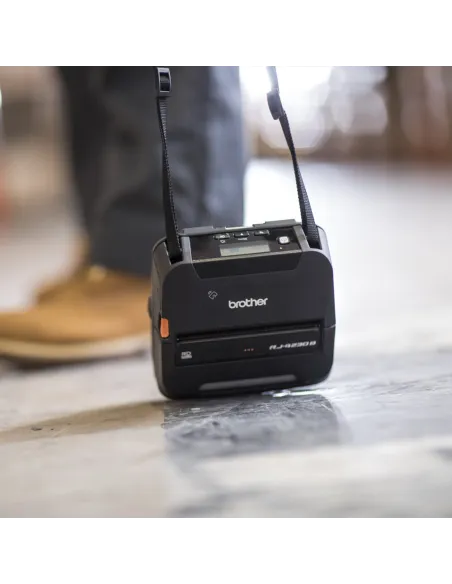 Brother R-J4250 Impresora de Etiquetas Portatil Térmica USB + WiFi + Bluetooth Negro