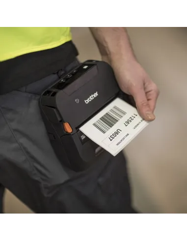 Brother R-J4250 Impresora de Etiquetas Portatil Térmica USB + WiFi + Bluetooth Negro