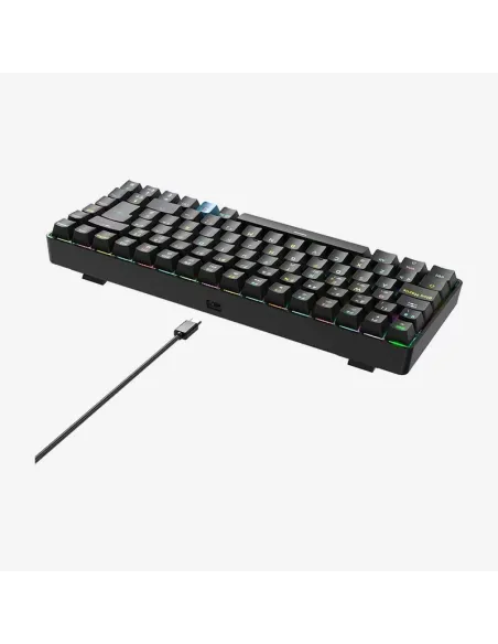 Hiditec GKE010005 GM1K Teclado Inalámbrico Mecánico Switch PRO Rojo Negro