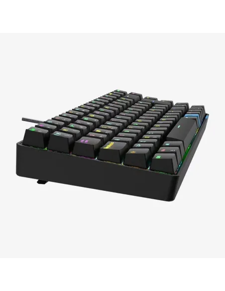 Hiditec GKE010005 GM1K Teclado Inalámbrico Mecánico Switch PRO Rojo Negro