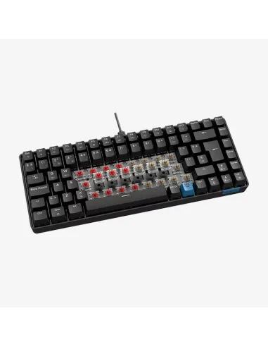 Hiditec GKE010006 GM1K Teclado Inalámbrico Mecánico Switch PRO Marrón Negro